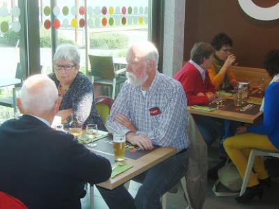 Daguitstap naar de luchthaven van Deurne en brouwerij den Duvel  11 april 2014 (17)