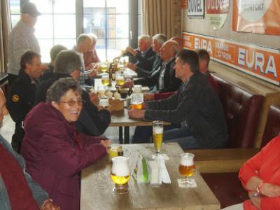 Daguitstap naar de luchthaven van Deurne en brouwerij den Duvel  11 april 2014 (30)