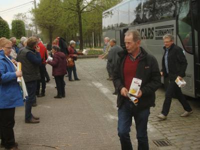 Daguitstap naar de luchthaven van Deurne en brouwerij den Duvel  11 april 2014 (39)